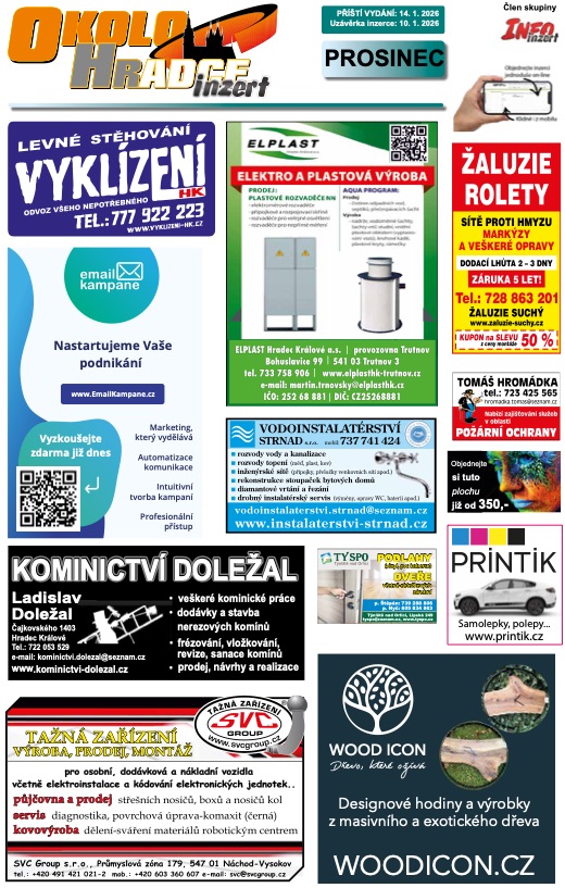 Okolo Hradce, Prosinec 2025
