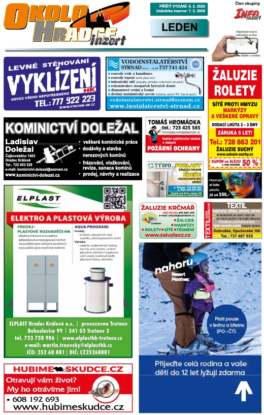 Okolo Hradce, Leden 2026